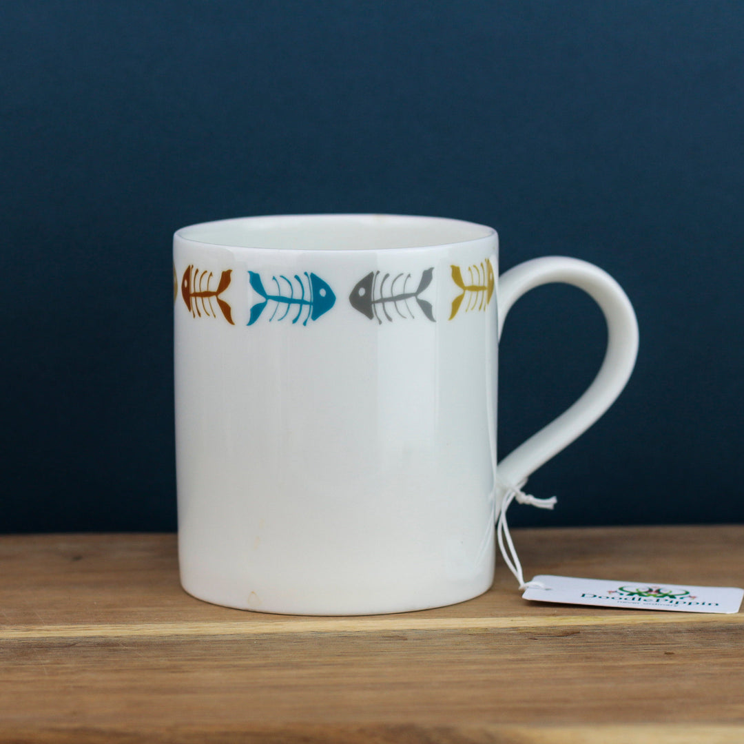 Scandi BoneFish Mug - DoodlePippin