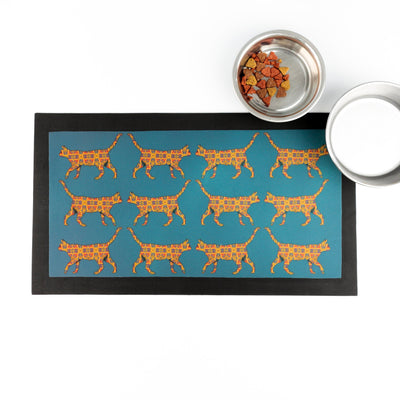 'Stripy Jungle Cat' Placemat - DoodlePippin