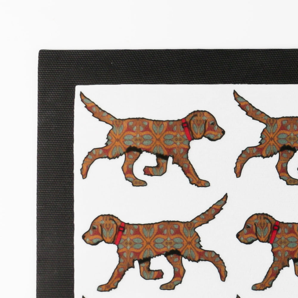 Chocolate Labrador / Labradoodle Dog placemat - DoodlePippin