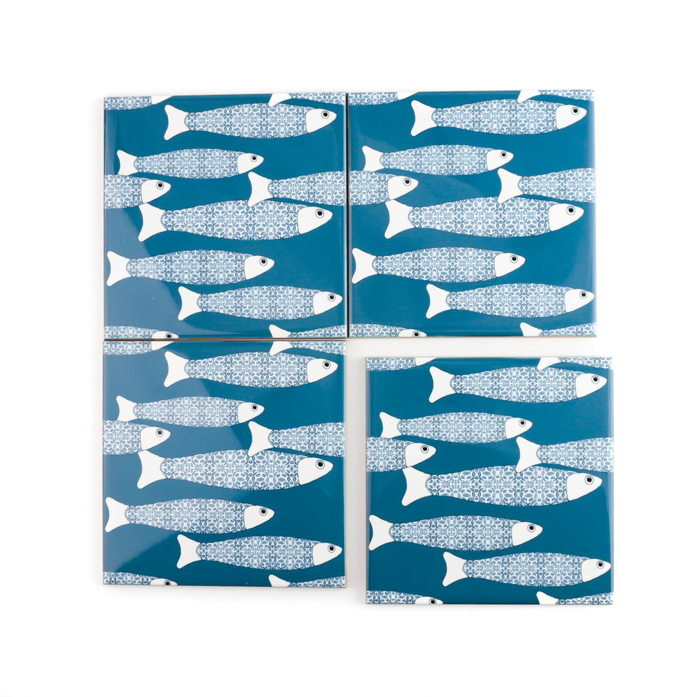 Ocean Shoal tile - Teal