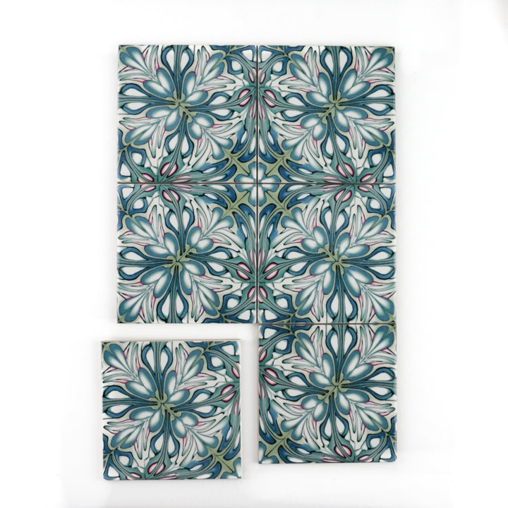 William Morris  Arts and Crafts tiles