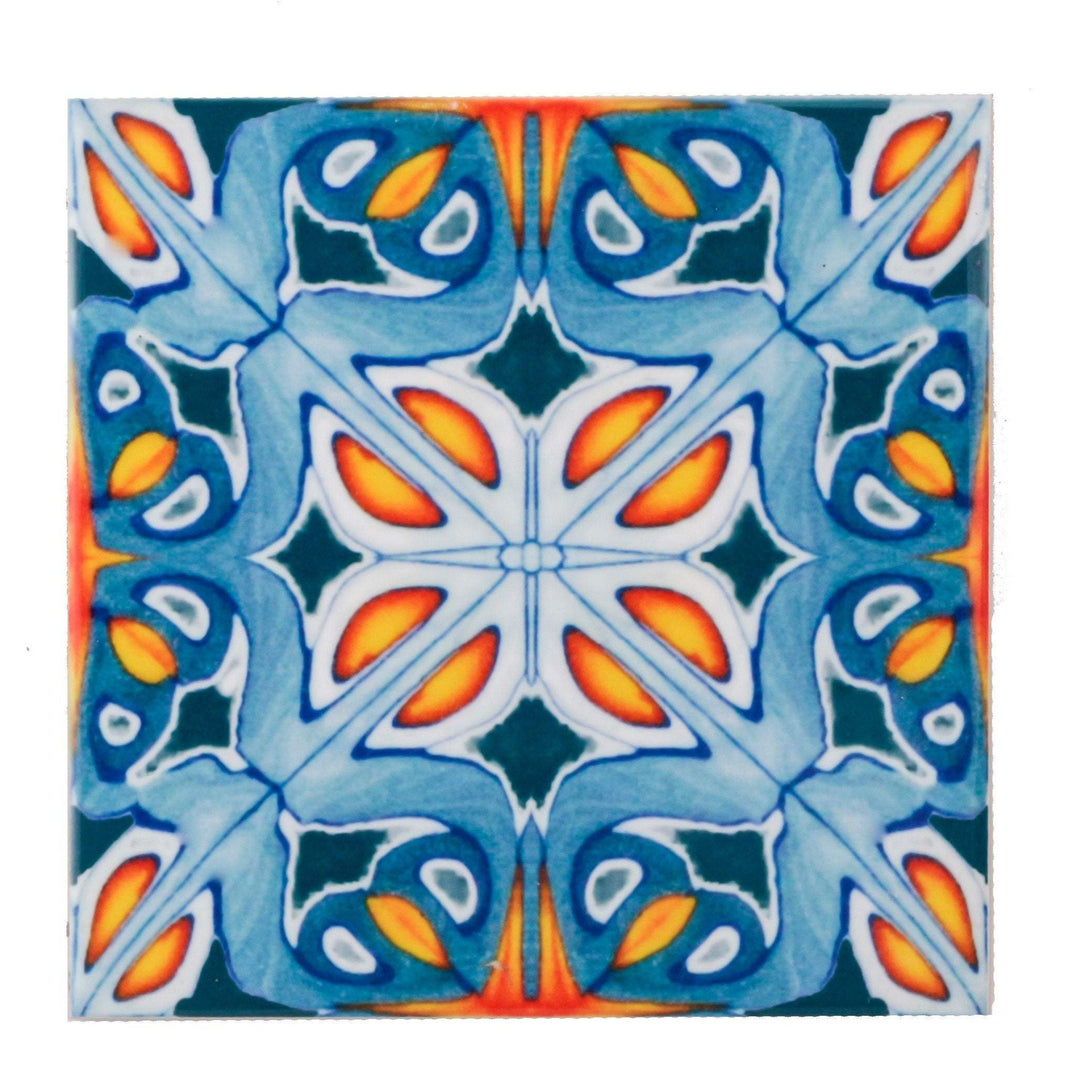 Alhambra Tile - flower centre