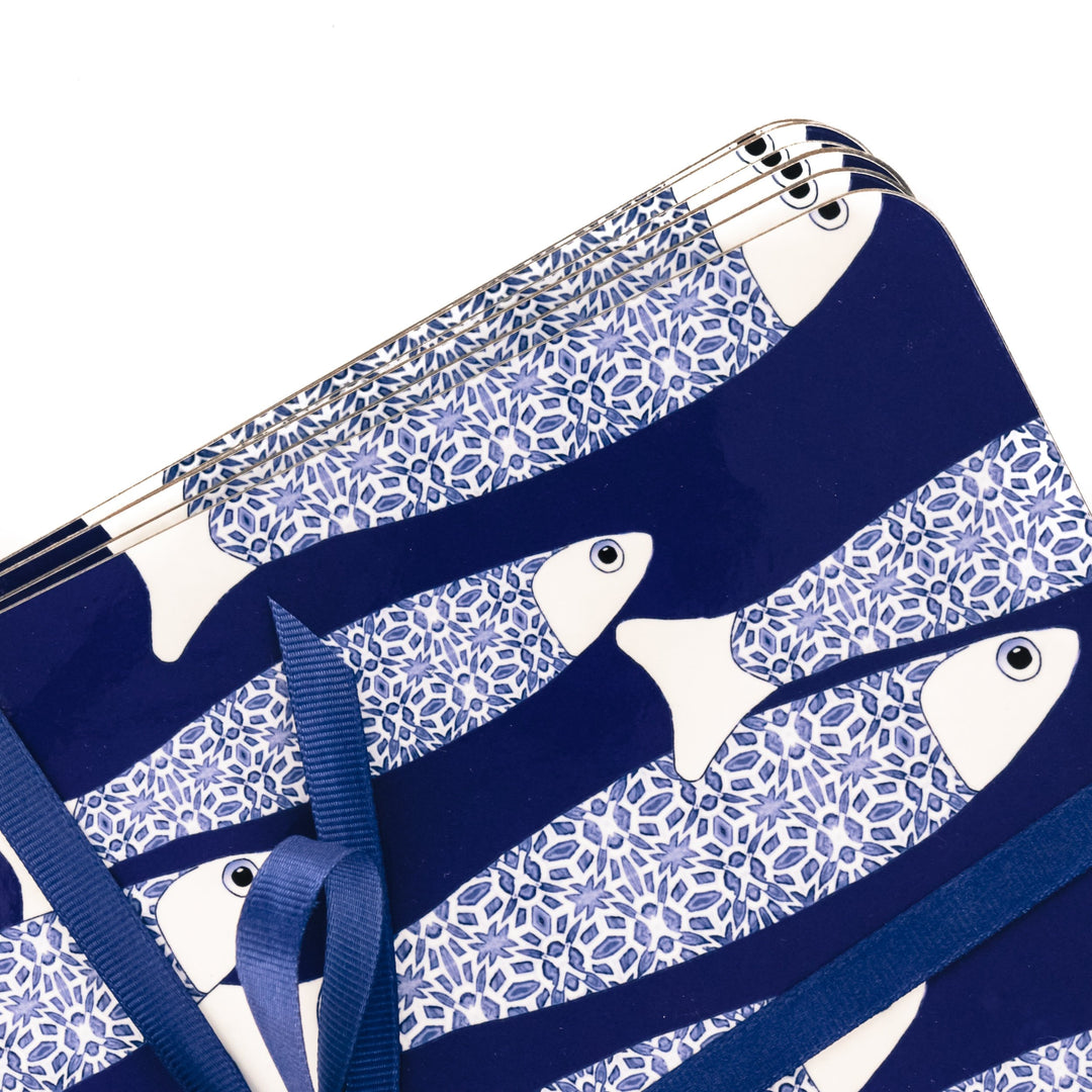 Ocean table mat, navy