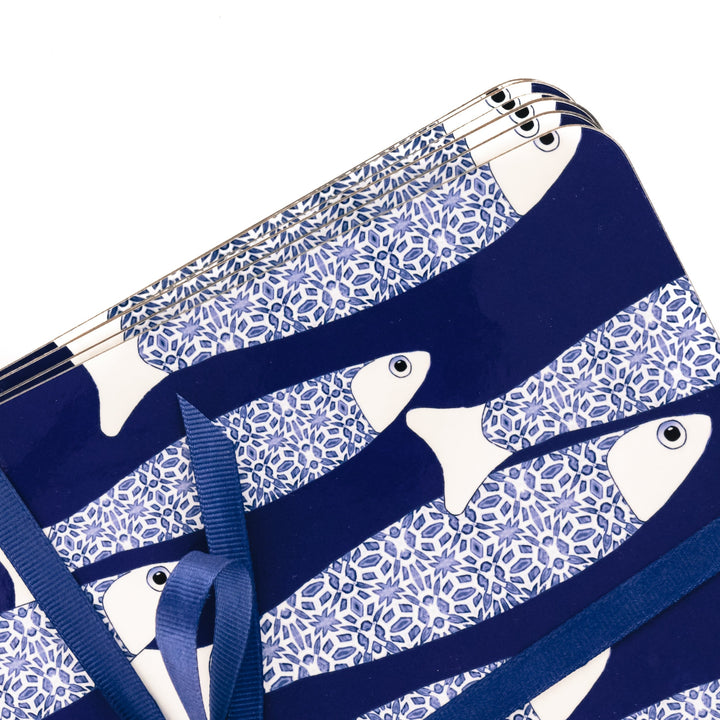 Ocean table mat, navy