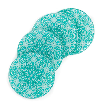 Pretty Mint Turquoise Coaster Set