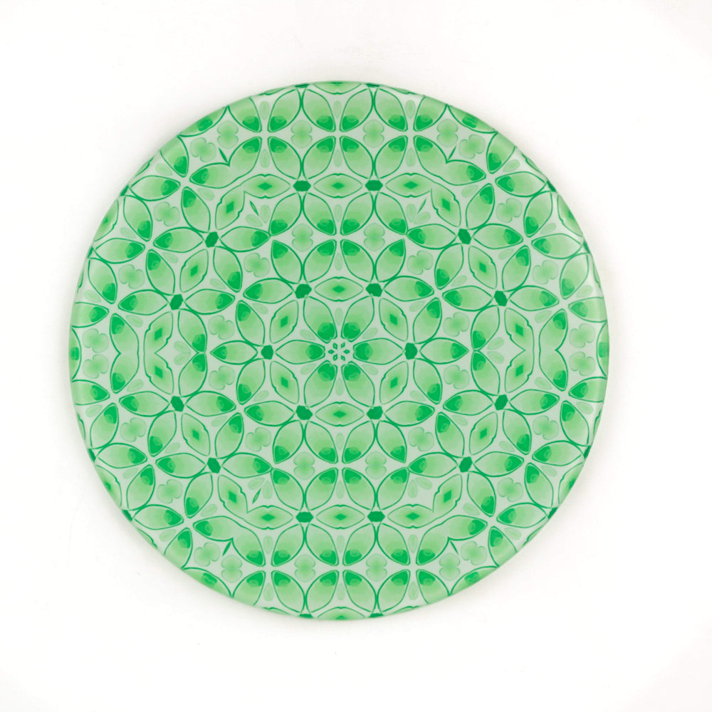 Pea Green Worktop protector - fresh green herb chopping board