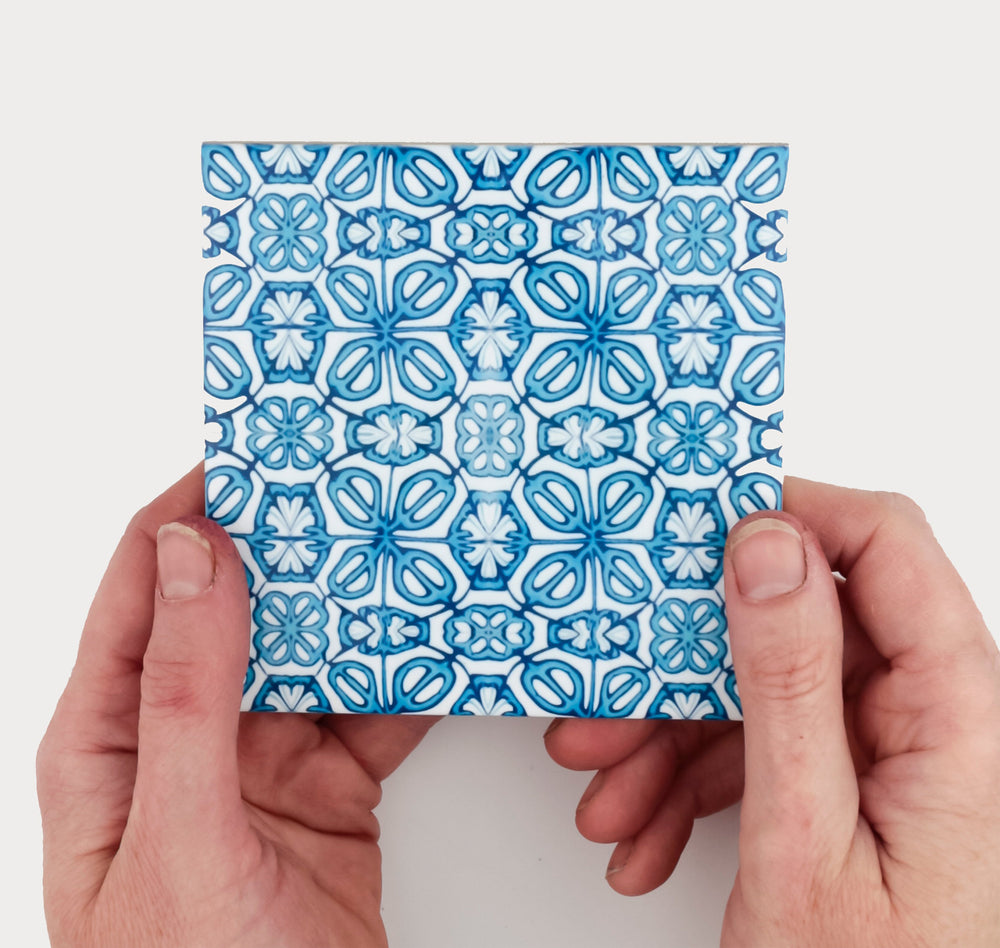 Blue Turkish Flower tiles