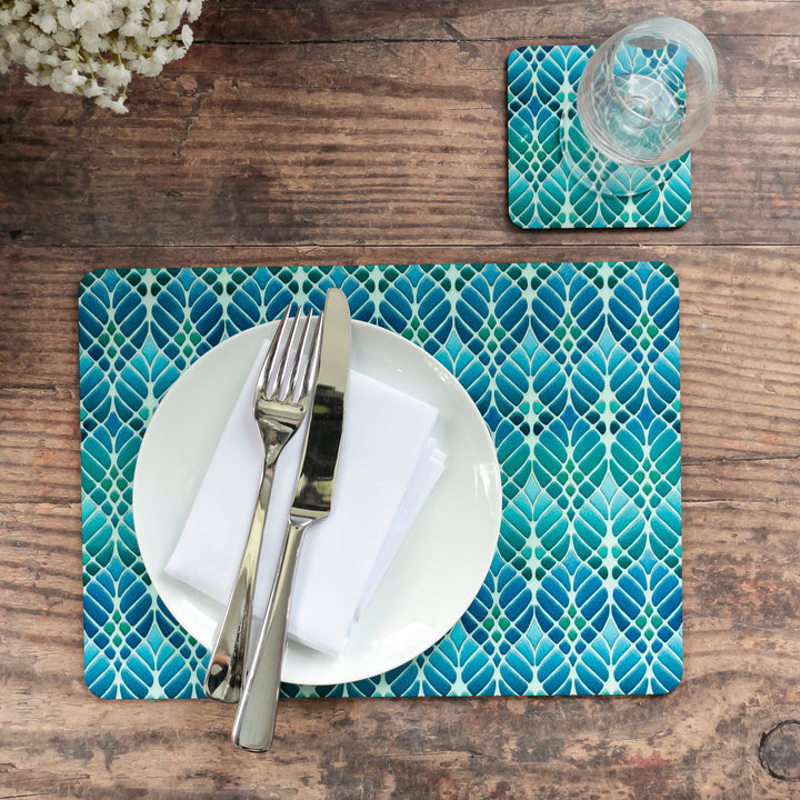 Interwoven Trees Art Nouveau Placemat