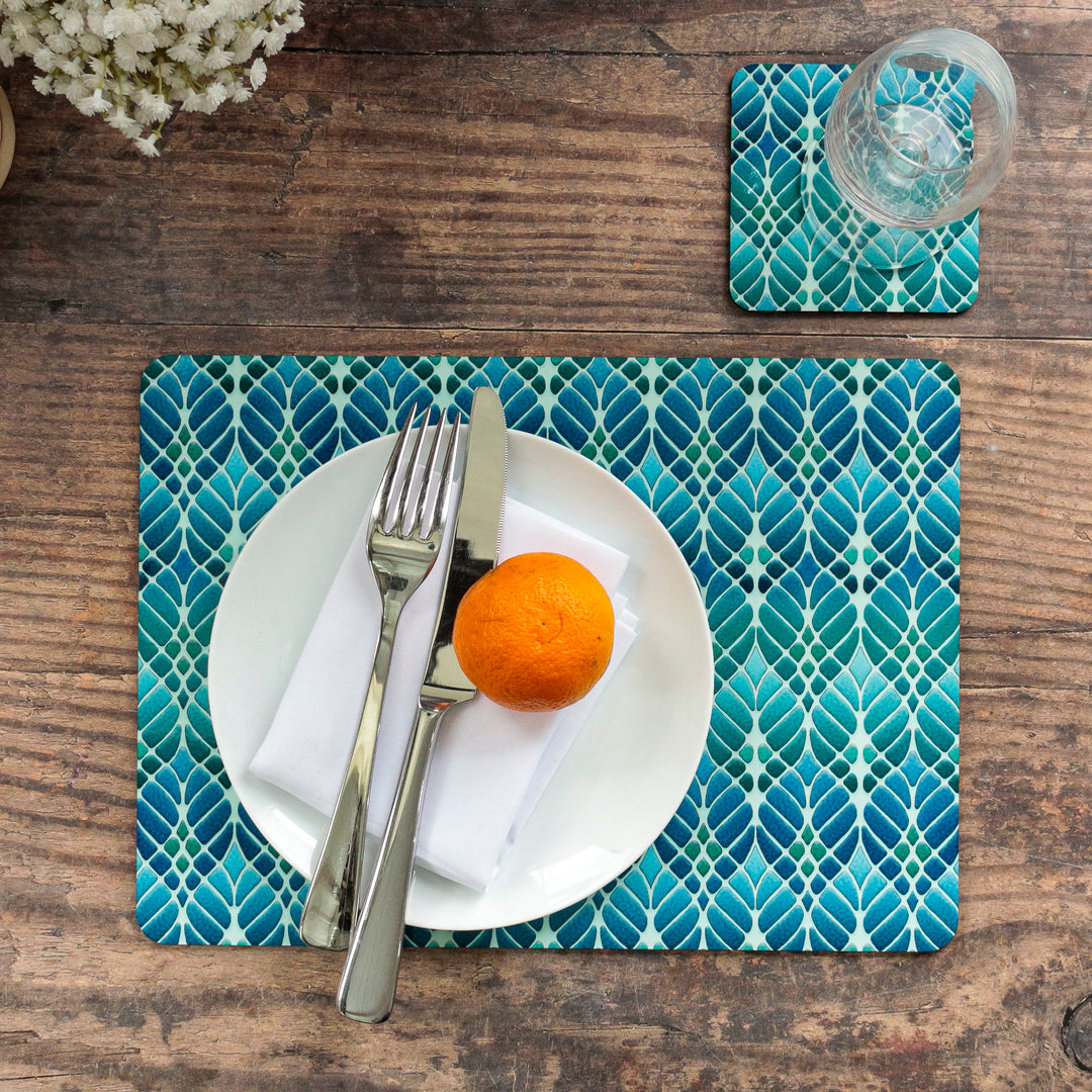 Interwoven Trees Art Nouveau Placemat