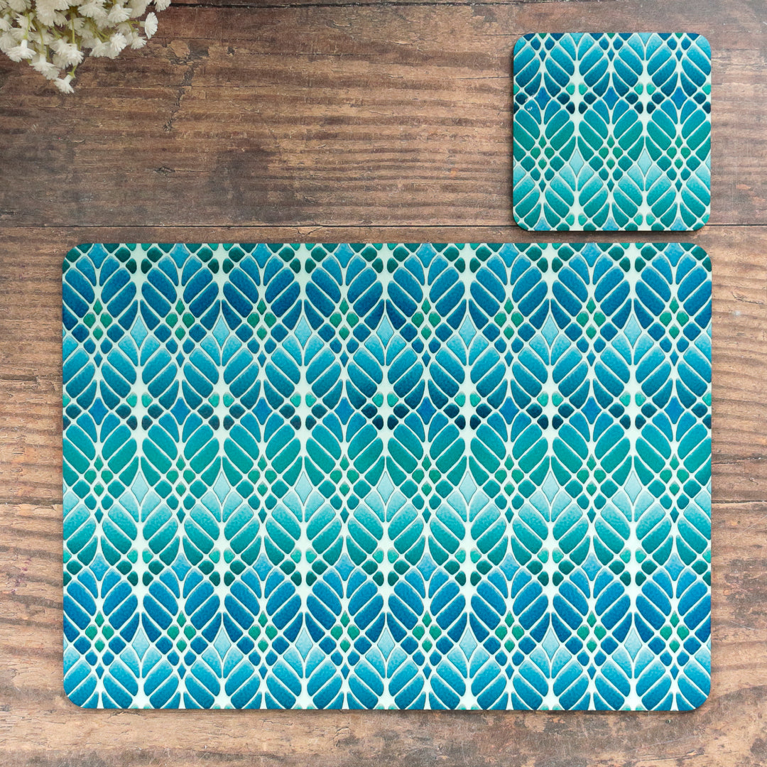 Interwoven Trees Art Nouveau Placemat