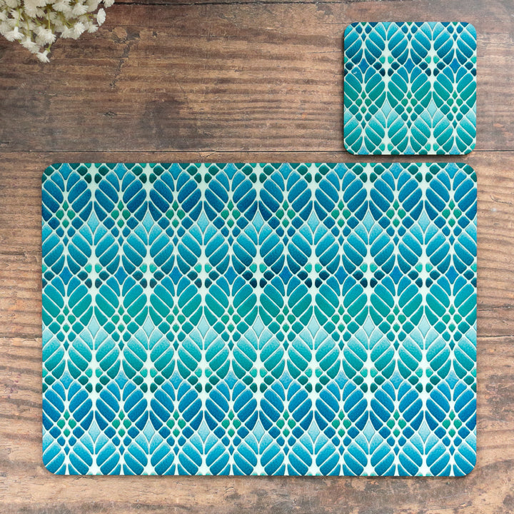 Interwoven Trees Art Nouveau Placemat