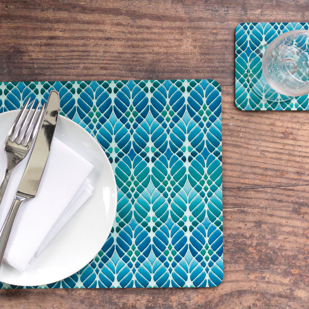 Interwoven Trees Art Nouveau Placemat