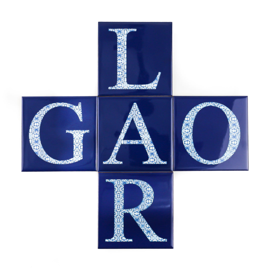 Ceramic Alphabet Letters - Decorative Initials