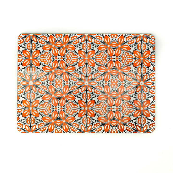 Orange Fox Flower Placemat