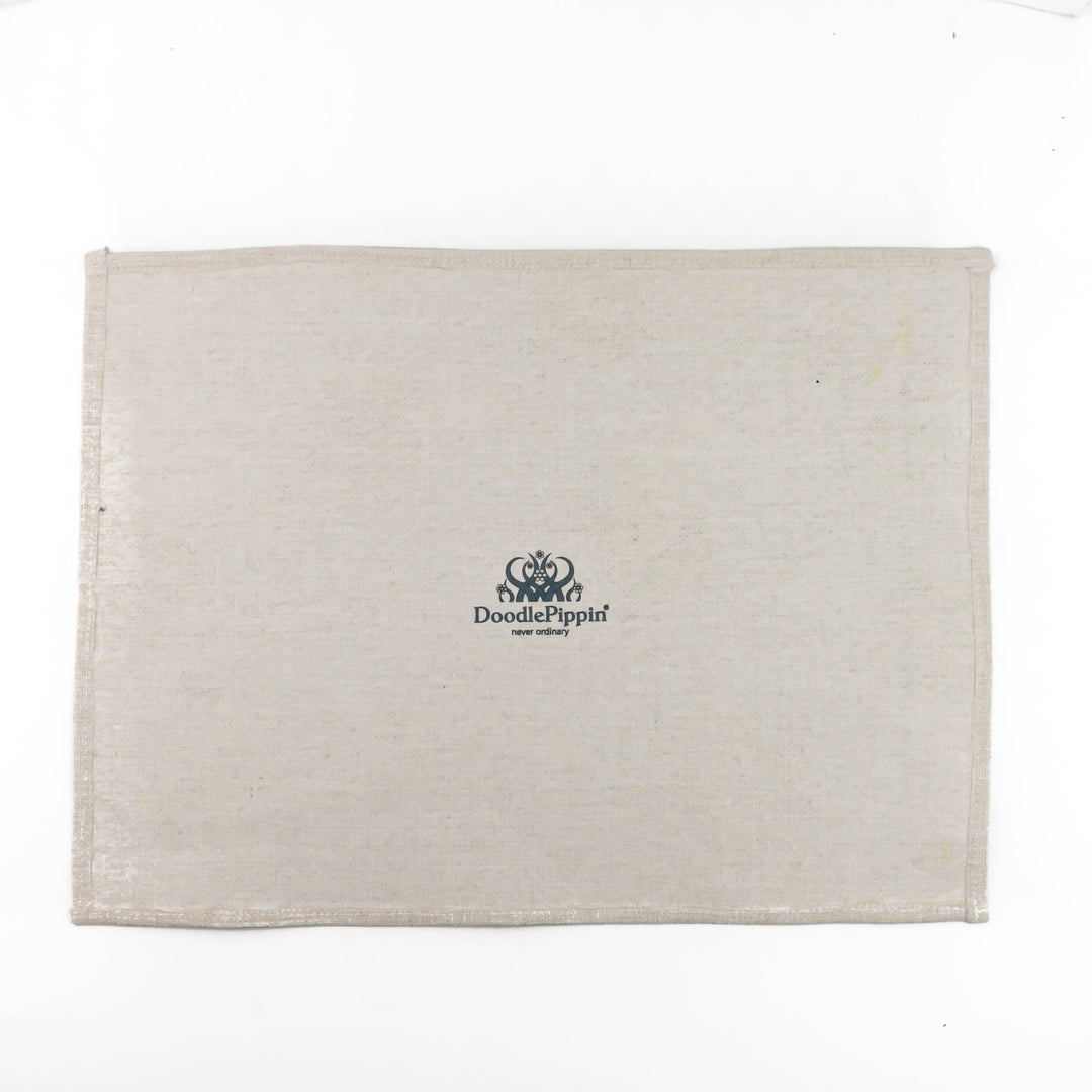 Medium Ocean School Fabric Placemat, denim blue - DoodlePippin